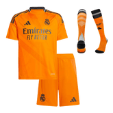 Real Madrid Auswärtstrikot-Set 2024/25 für Kinder (Trikot + Shorts + Socken)